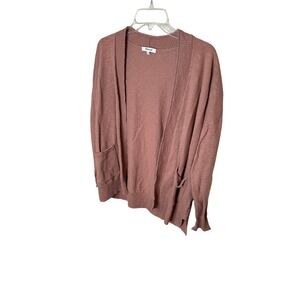 Madewell‎ Cardigan Sweater Dusty Rose Open Front M